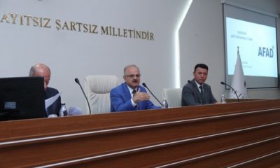 İl Afet ve Acil Durum Koordinasyon Kurulu Toplantısı ve Masabaşı Deprem Tatbikatı