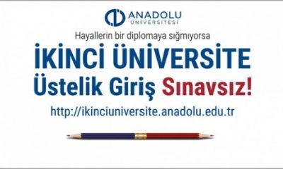 Anadolu Üniversitesi İkinci Üniversite Kayıtları Başlıyor