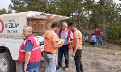 Türk Kızılayı Yangın Alanında