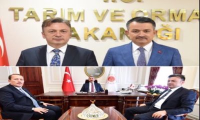 Rektör Şenocak’tan Bakanlar Pakdemirli ve Gül’e Ziyaret
