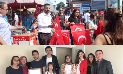 AK Parti Gençlik Kolları’ndan Vatandaşlara Bayrak ve Şehit Yakınlarına Ziyaret