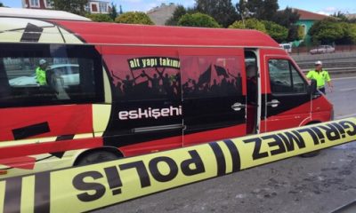 Eskişehirspor U12 Oyuncularını Taşıyan Minibüs Kaza Yaptı
