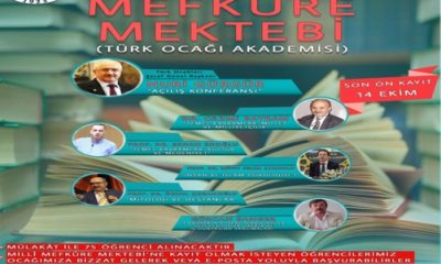Türk Ocağı Akademisi Ön Kayıtları Devam Ediyor
