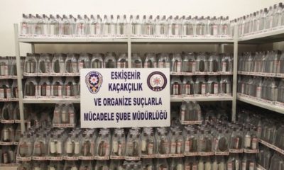 Eskişehir’de 2 bin 208 Şişe Etil Alkol Ele Geçirildi