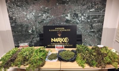 Eskişehir’de 1 Kilo 500 Gram Esrar Ele Geçirildi