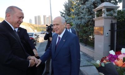Cumhurbaşkanı Erdoğan’dan Bahçeli’ye Ziyaret