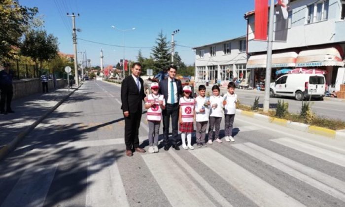 Beylikova’da Miniklere Yaya Yolu Eğitimi Verildi