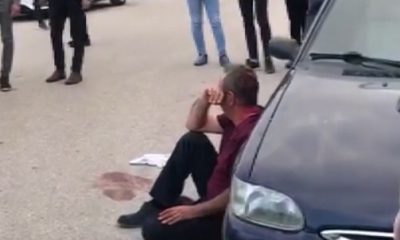 Eski Eşine Sokak Ortasında Satırla Saldıran Şahsı Vatandaşlar Linç Etmek İstedi