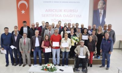 Arı Yetiştiriciliği ve Hastalıkları Kursuna Katılanlar Sertifikalarına Kavuştu