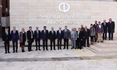 Türk Eğitim-Sen Genel Başkanı Geylan, Rektör Çomaklı’yı Ziyaret Etti