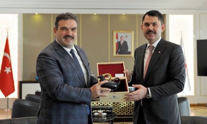 Rektör Çomaklı’dan Çevre ve Şehircilik Bakanı Murat Kurum’a Ziyaret