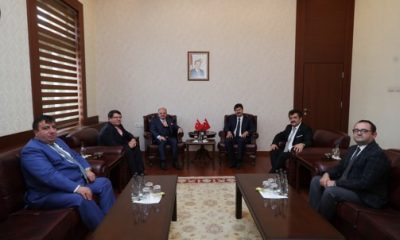 Vali Çakacak, Esnaf, Sanatkârlar ve Kooperatifçilik Genel Müdürü Erkan’ı Kabul Etti