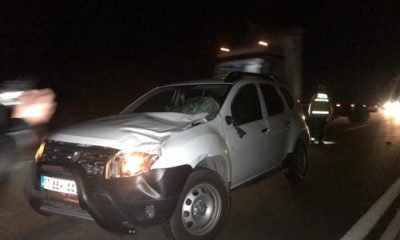 Bilecik’te Araç Trafik Uygulaması Yapan Jandarma Ekiplerine Çarptı