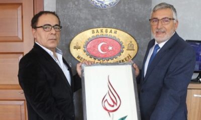 İnönü Belediye Başkanı Bozkurt’tan Baksan Mesleki Eğitim Merkezi Müdürü Çalışkan’a Hayırlı Olsun Ziyareti