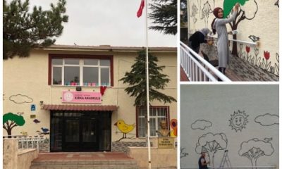 Kırka Anaokulu Binası İşbirliği ile Yeni Çehreye Kavuştu