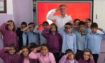 Kurtuluş İlkokulu Öğrencilerinden Askere Selam