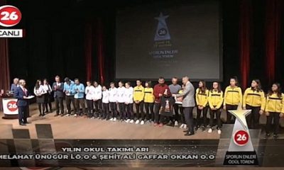 Kanal 26’dan Melahat Ünügür ve Şehit Ali Gaffar Okkan Ortaokullarına Ödül |VİDEO|