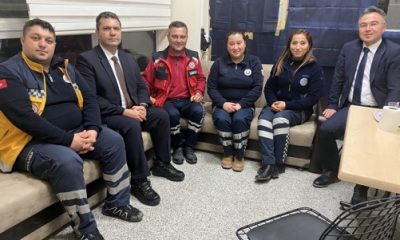 Uğur Bilge’den 112 İstasyonlarına Sürpriz Gece Ziyareti
