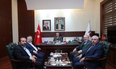 Vali Çakacak, Diyanet-Sen Genel Başkan Yardımcılarını Kabul Etti