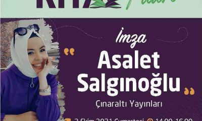 Yazarımız Asalet Salgınoğlu’nun İmza Günü
