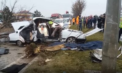 Kütahya’daki Trafik Kazasında Acı Tesadüf