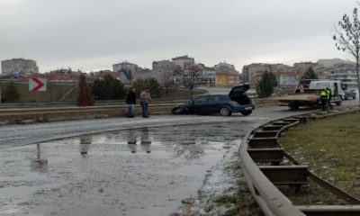 Su Birikintisi ve Buzlanma Kazaya Sebeb Oldu