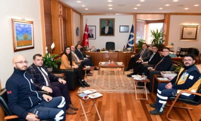 Acil Sağlık Hizmetleri Genel Müdürü Dr. Korkut, Rektör Çomaklı’yı Ziyaret Etti