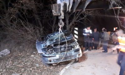 Eşini ve Babasını Ararken, Kaza Yaptıkları Aracı Buldu