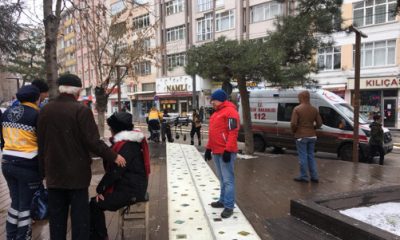 Hamamyolu’nda Düşen Yaşlı Kadın Yaralandı