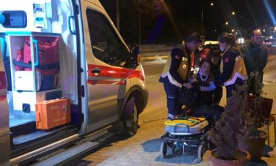Bisikletli Kadına Otomobil Çarptı
