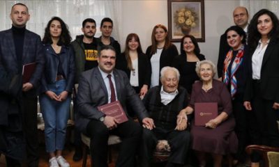 Rektör Çomaklı’dan ‘Vefa’ Örneği: Öğrencileri ile Orhan Oğuz’u Ziyaret Etti