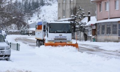 İnönü Belediyesi’nden Kar Seferberliği
