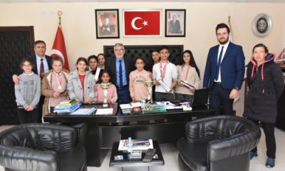 Türkiye Finallerine Katılacak Olan İnönülü öğrencilerden Başkan Bozkurt’a Ziyaret