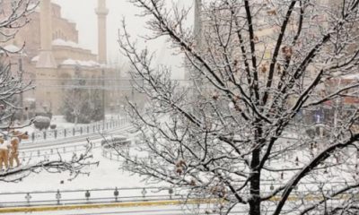 Eskişehir Kar Yağışına Uyandı