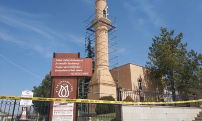 Yunusemre Türbesine Korona Engeli