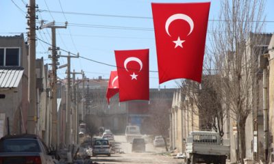 Sanayi Sokaklarını Türk Bayrakları ile Donattılar