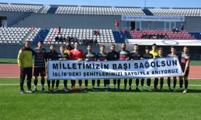 Çiftelerspor Galibiyeti İdlib’de Şehit Olan Askerlere Armağan Etti