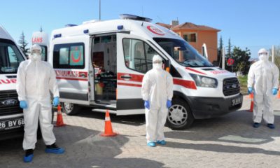 Sağlıkçılar ve Ambulanslar Virüsten Böyle Korunuyor |VİDEO|