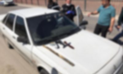 Durdurulan Araçta Silah ve Uyuşturucu Ele Geçirildi