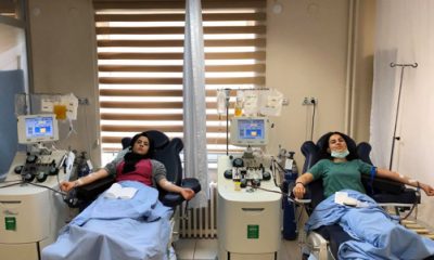 Koronavirüs Mücadelesini Kazanan Sağlık Personeli Donör Oldu
