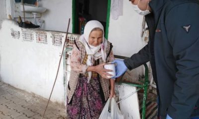 Seyitgazi’de Yaşlılara Kaymakamlık ve Kızılay Desteği!