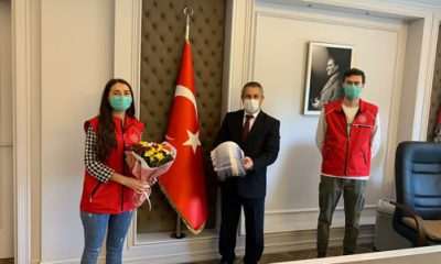 Eskişehir Gençlik Hizmetleri, Emniyet Müdürü Engin Dinç’i Ziyaret Etti