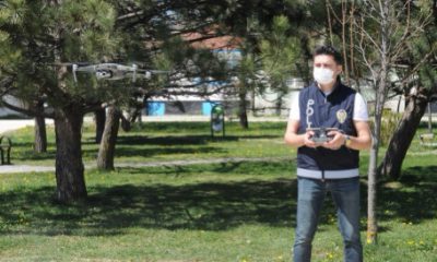 Sokağa Çıkma Kısıtlamasında ‘Uçan Gözlerle’ Şehir Denetleniyor