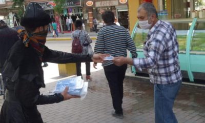 Kayı Boyu Derneği 50 Bin Maske Dağıttı