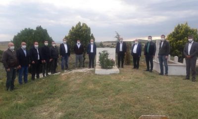 MHP Eskişehir İl Teşkilatı Gün Sazak’ı Kabri Başında Andı