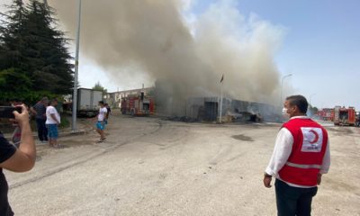 EMKO’da Yangın Paniği! |VİDEO|