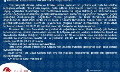 Berber, Güzellik Salonu ve Kuaförlerin Çalışma Saatleri Değişti
