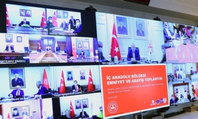 Vali Çakacak, Bakan Soylu’nun Düzenlediği Video Konferans Toplantısına Katıldı