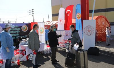 Covid-19 Tahliyelerinde Fidan Hediye Edildi
