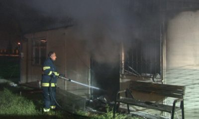 Tepebaşı Kaymakamlığına Ait Yardım Deposunda Yangın